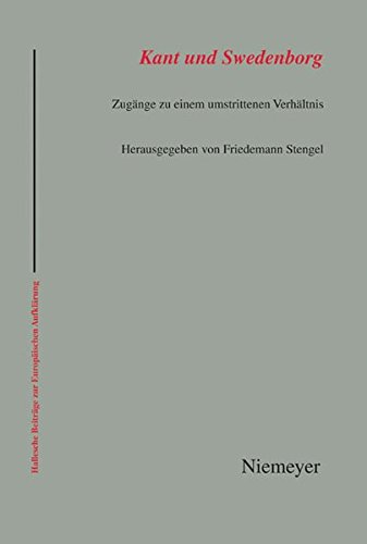 Friedemann Stengel (Hg.): Kant und Swedenborg. Zugänge zu einem umstrittenen Verhältnis (Hallesche Beiträge zur Europäischen Aufklärung 38). Tübingen 2008.