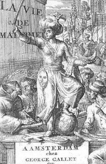 Aus: La vie de Mahomet, M. Prideaux, 1699.