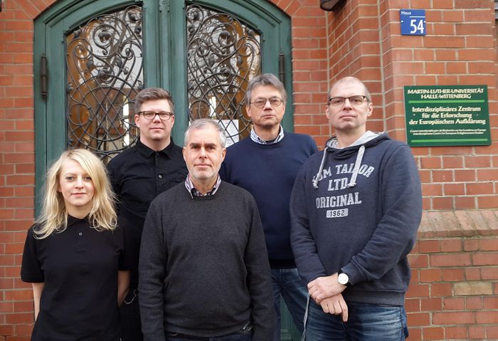 Von links nach rechts: M. Zimmermann, D. Maneke, F. Grunert, M. Hambrock, M. Kühnel (Stand: Nov. 2017)